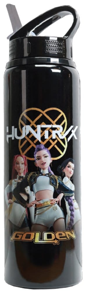 KPop Demon Hunters Flip Top Trinkflasche Golden