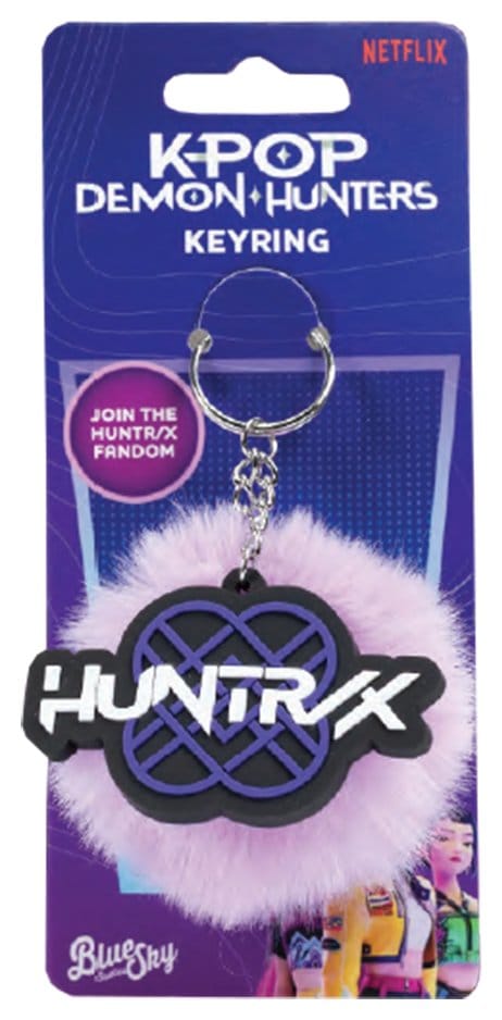 KPop Demon Hunters Pom Pom Schlüsselanhänger Huntr/x
