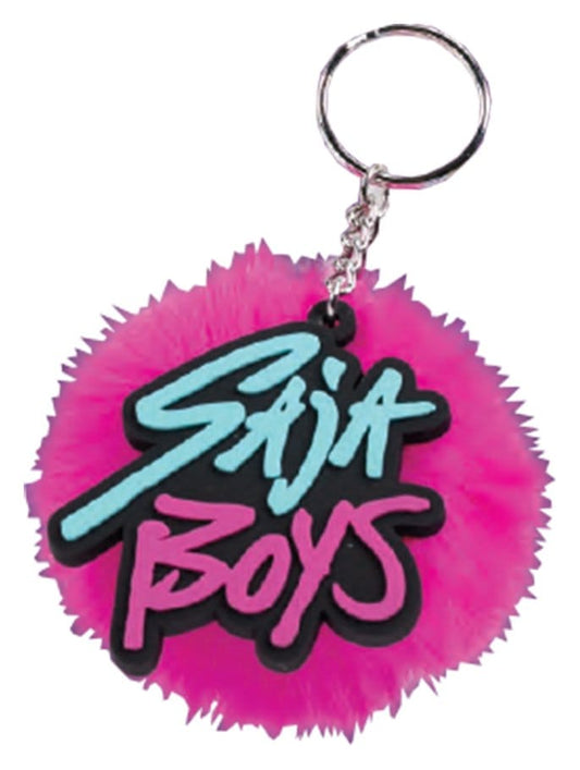 KPop Demon Hunters Pom Pom Schlüsselanhänger Saja Boys