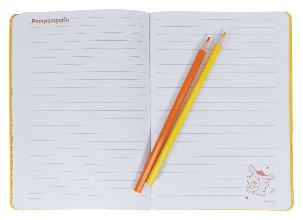 Sanrio A5 Notizbuch Pompompurin