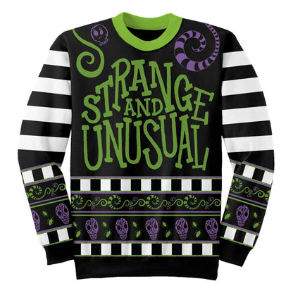 Beetlejuice Sweatshirt Jumper Strange & Unusual  Größe M