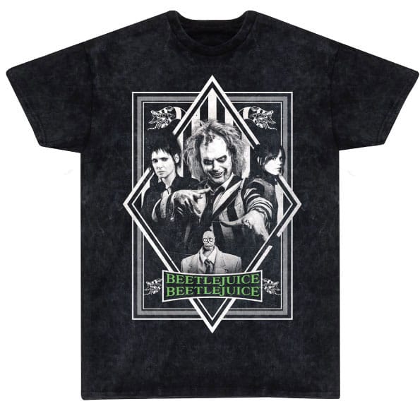 Beetlejuice 2 T-Shirt Poster Snow Wash Größe M