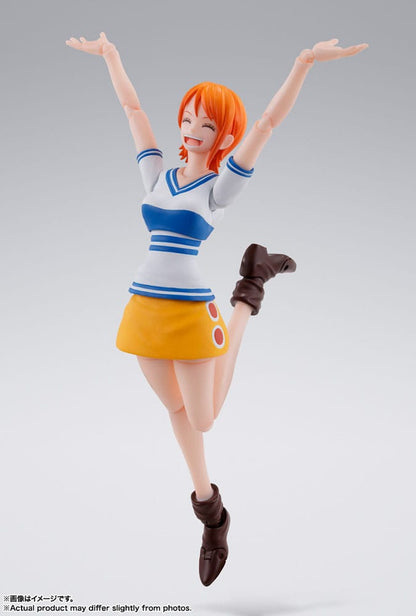 One Piece S.H. Figuarts Actionfigur Nami Romance Dawn 14 cm
