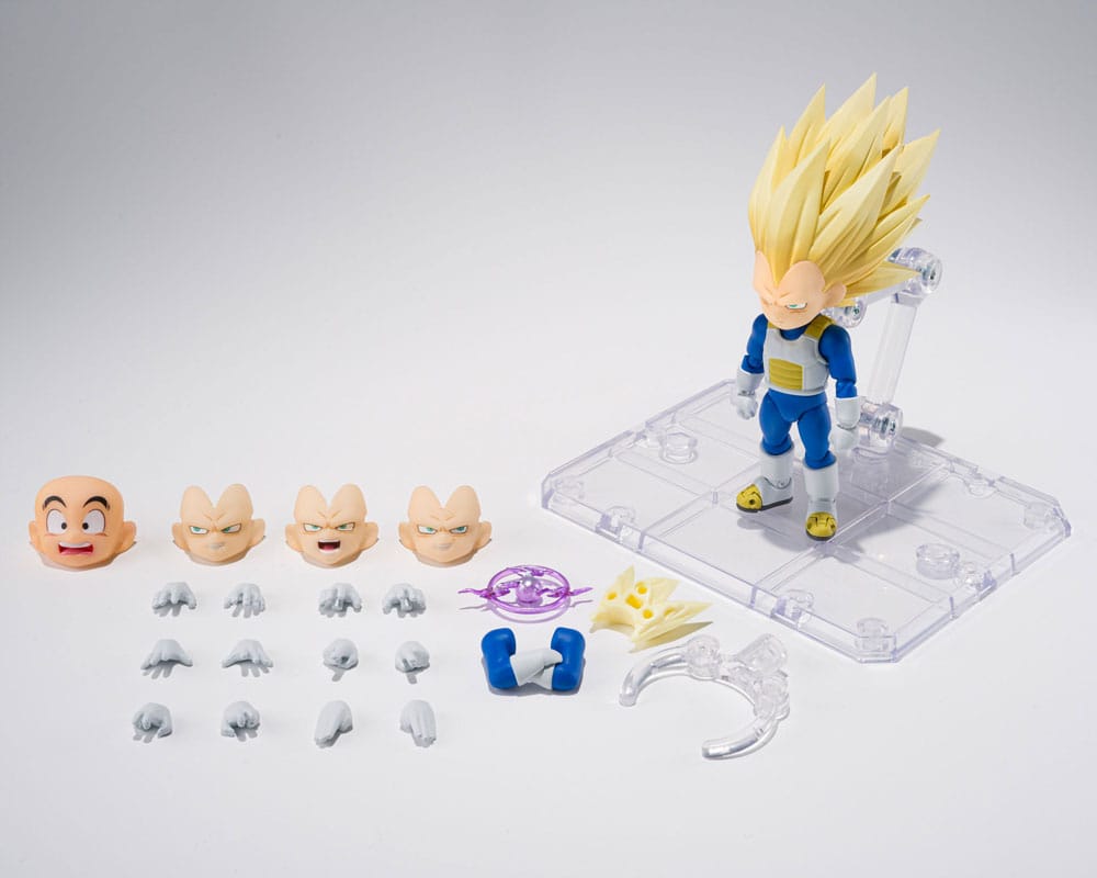 Dragon Ball S.H.Figuarts Actionfigur Super Saiyan Level 3 Vegeta (mini) Daima 8 cm