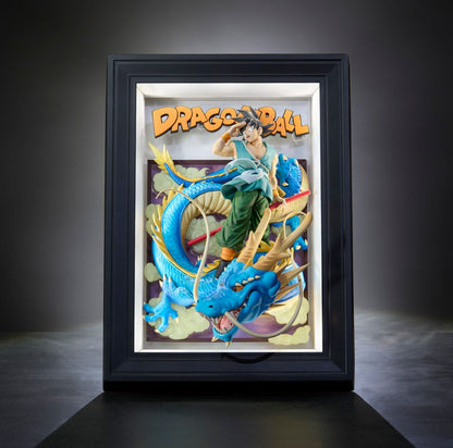 Dragon Ball Z Tamashii Art 3D Relief-Bild Son Goku & Dragon 27 cm