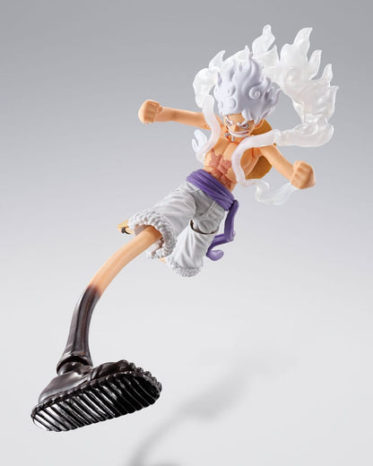 One Piece S.H.Figuarts Actionfigur Monkey D. Luffy Gear 5 -Future Island Egghead- 15 cm