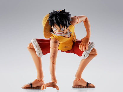 One Piece S.H.Figuarts Actionfigur Monkey D. Luffy Marineford 15 cm