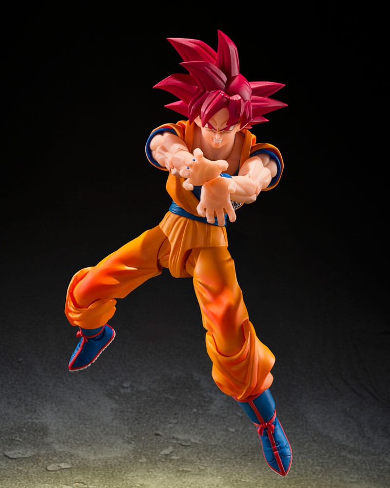 Dragon Ball Super S.H.Figuarts Actionfigur Super Saiyan God Son Guko (God Aura) 15 cm