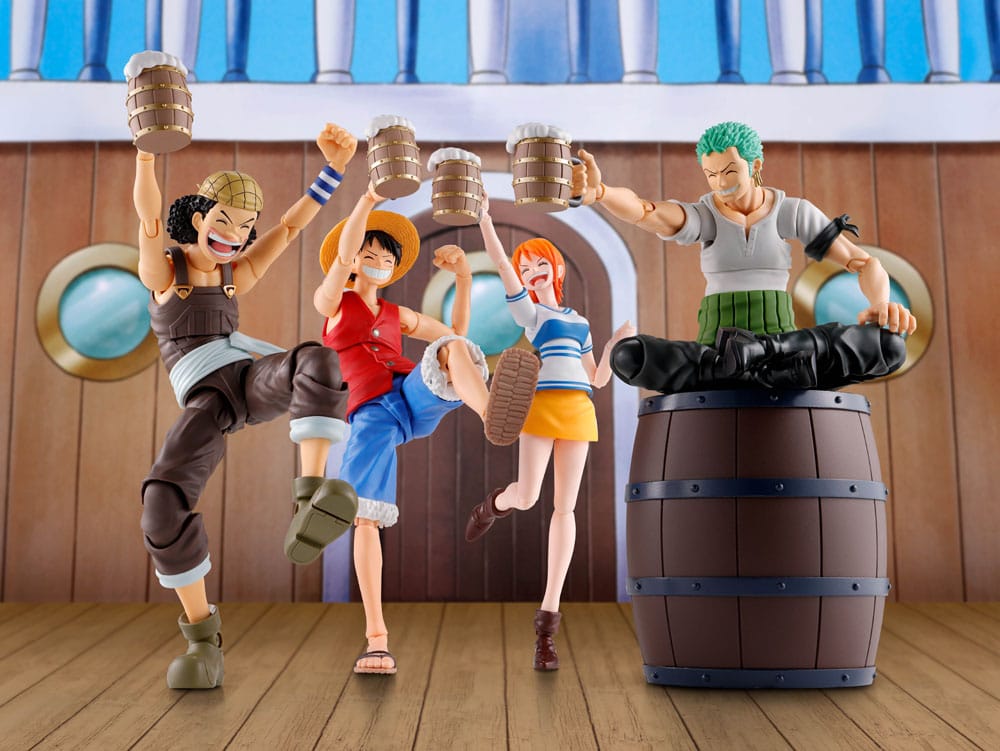 One Piece S.H. Figuarts Zubehör-Set The Straw Hat Crew Party Set