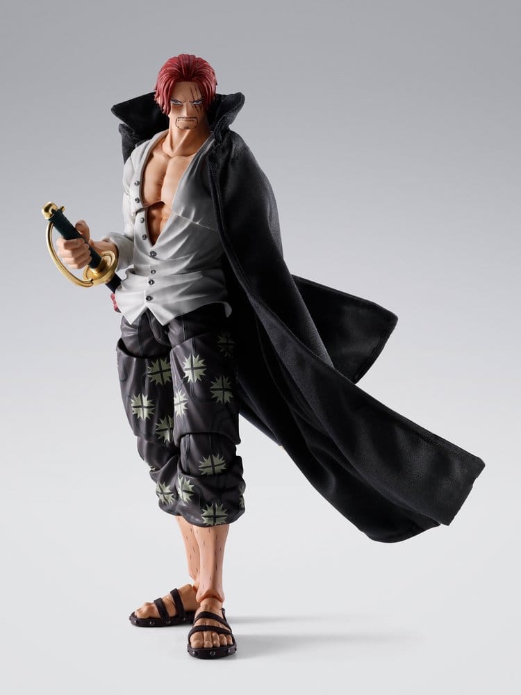 One Piece S.H.Figuarts Actionfigur Shanks -Marineford- 17 cm