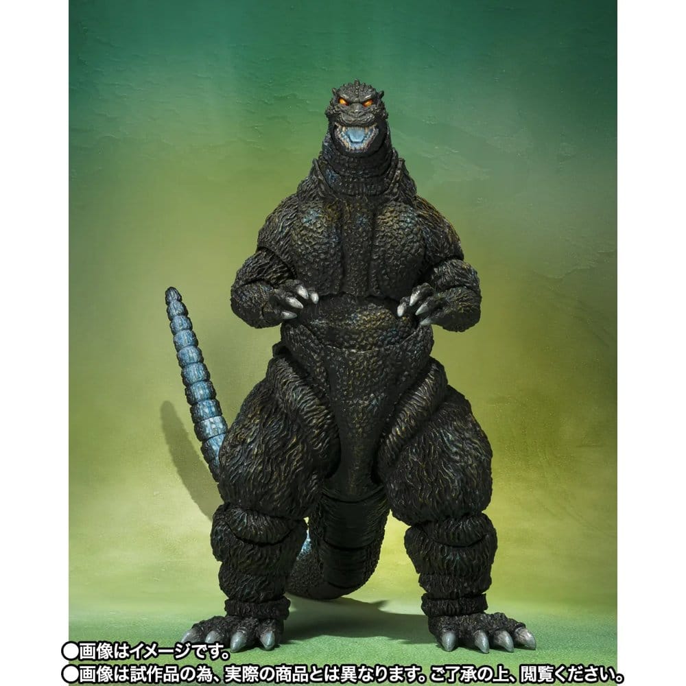 Godzilla S.H.MonsterArts Actionfigur Godzilla (Godzilla vs. Mechagodzilla II Poster Coloring Ver.) -Movie Graphic Plus- 16 cm