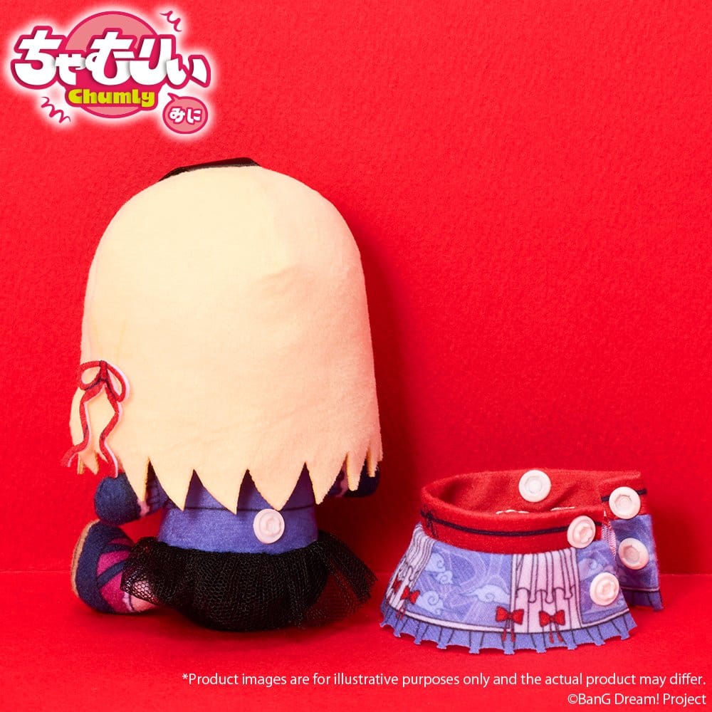 BanG Dream! Chamuri Mini Plüsch-Schlüsselanhänger Ave Mujica Senbi Toryo Ver. Doloris 10 cm
