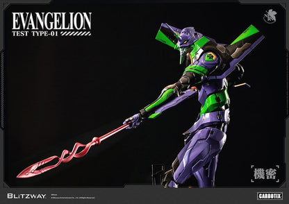 Evangelion Carbotix Actionfigur Evangelion Unit-01 Test Type (Standard Ver.) 33 cm