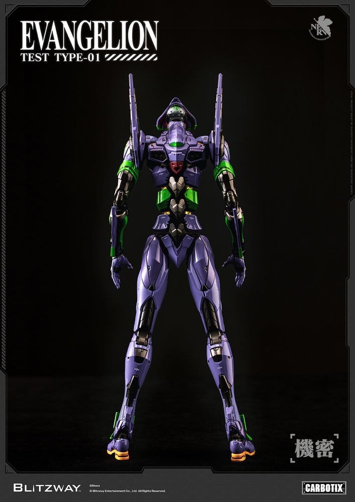 Evangelion Carbotix Actionfigur Evangelion Unit-01 Test Type (DX Ver.) 33 cm