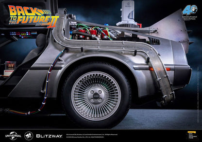 Zurück in die Zukunft II Premium UMS Fahrzeug 1/6 Zeitmaschine Time Machine 74 cm