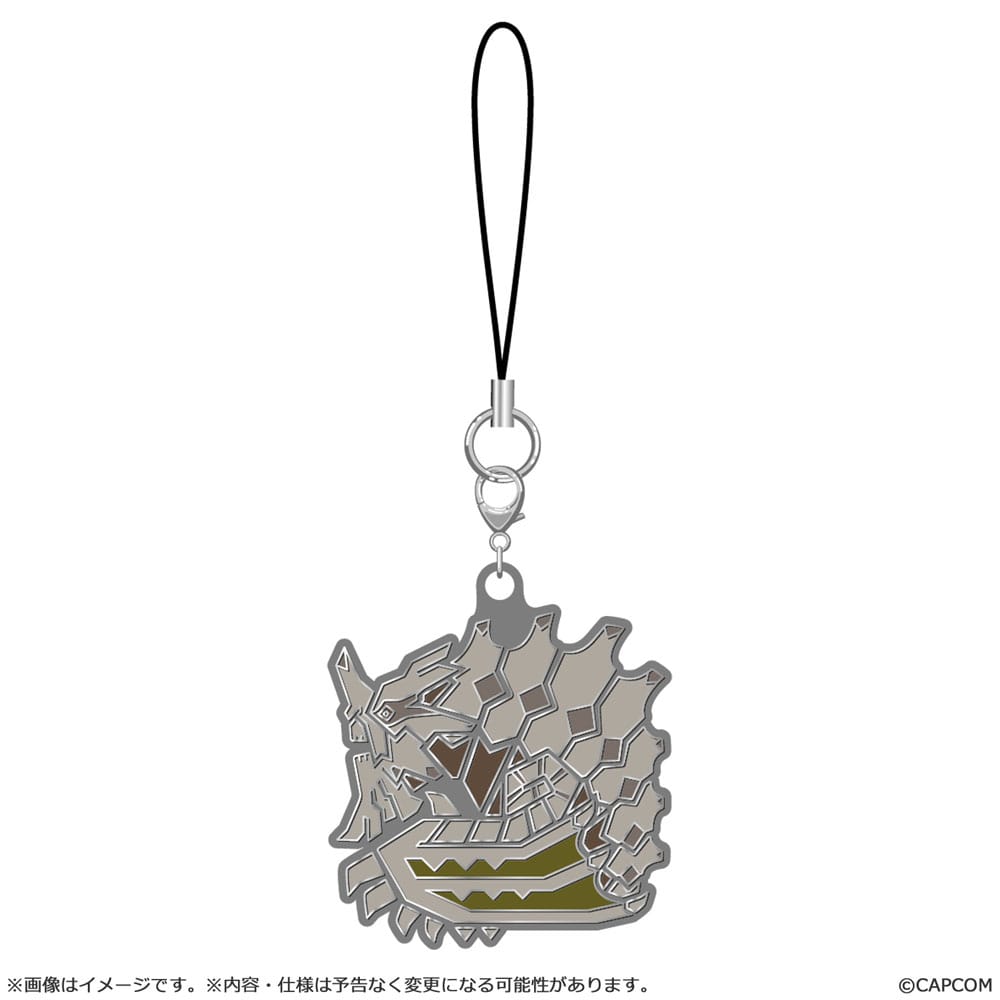 Monster Hunter Wilds Metall-Schlüsselanhänger Monster icon Blind Box Sortiment (10)