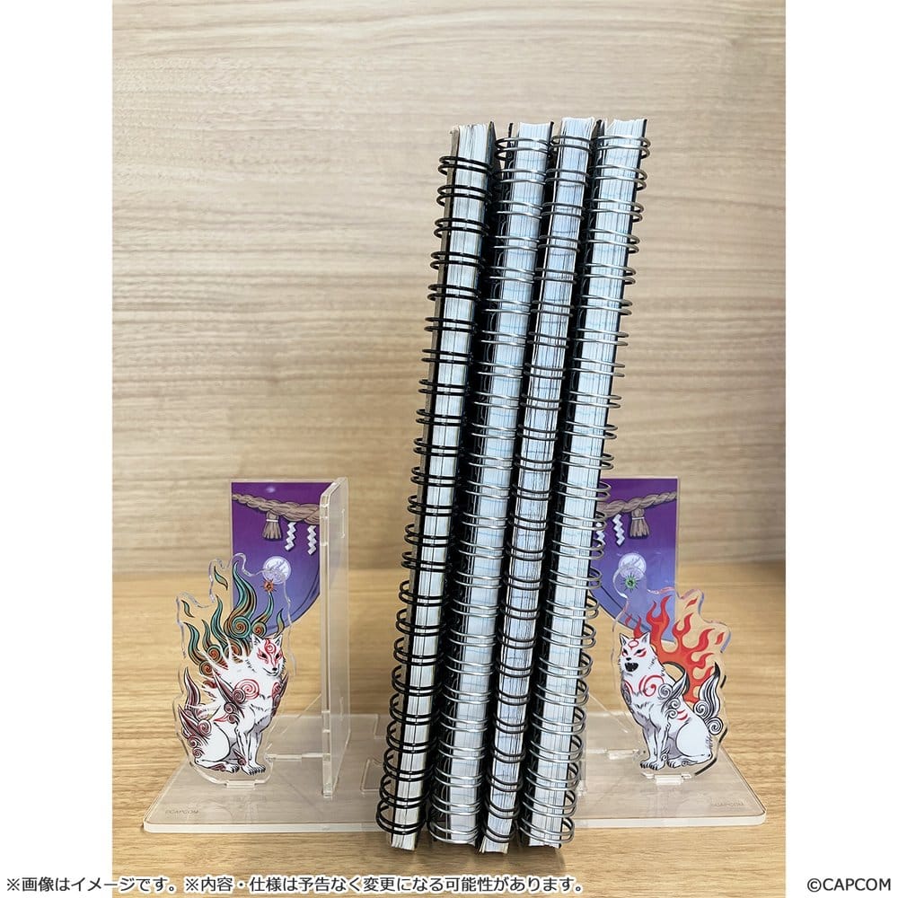 Okami 20th Anniversary Reprint Art Project Acryl Buchstützen 14 cm