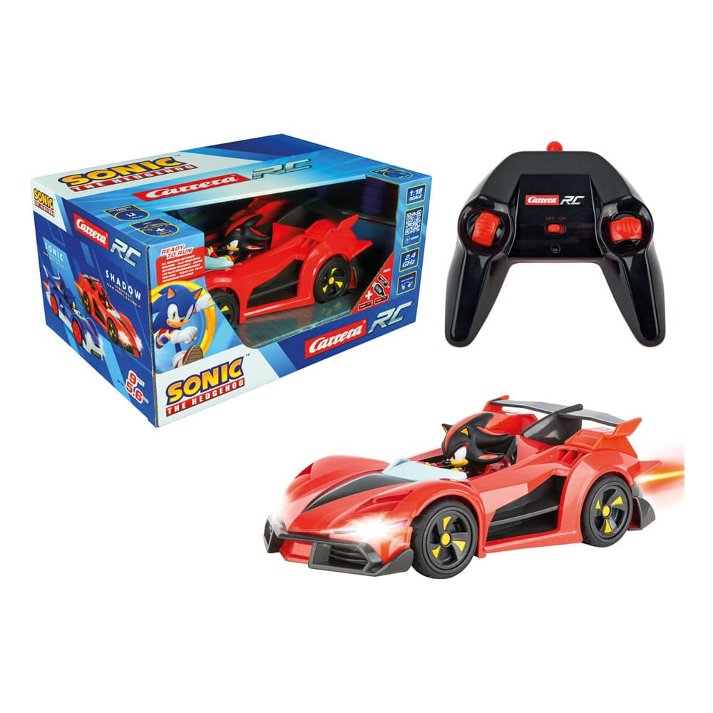 Sonic the Hedgehog Cart RC Ferngesteuertes Auto 1/18 2,4GHz Shadow Performance