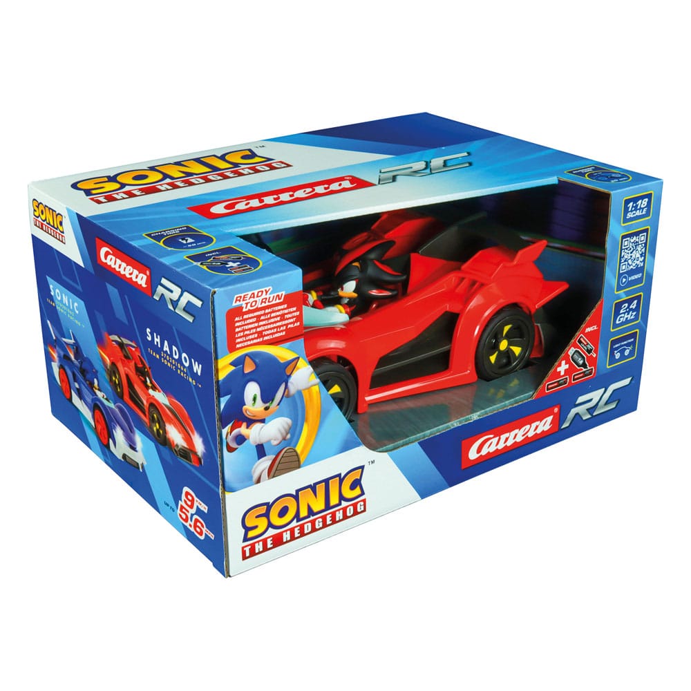 Sonic the Hedgehog Cart RC Ferngesteuertes Auto 1/18 2,4GHz Shadow Performance