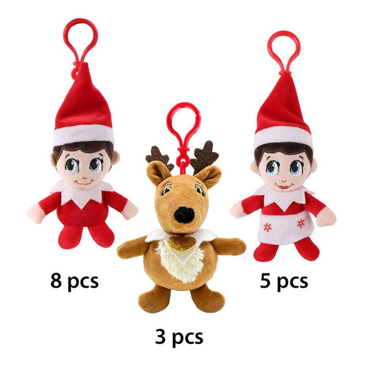 Elf On The Shelf Plüsch-Schlüsselanhänger 12 cm Sortiment (16)