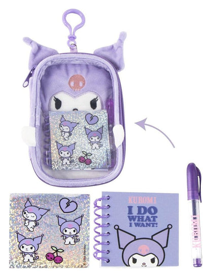 Sanrio Plüsch Schreibwaren-Set Kuromi