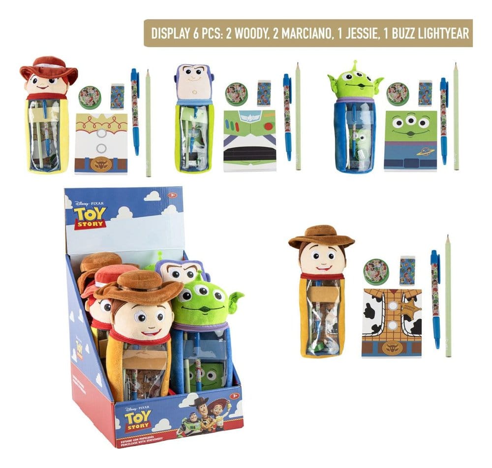 Disney Plüsch-Federmäppchen mit Zubehör Toy Story Display (6)