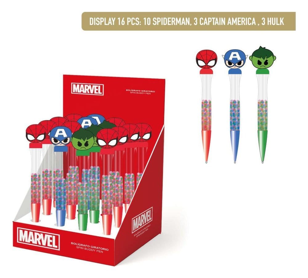 Marvel Kugelschreiber Rotary Display (16)
