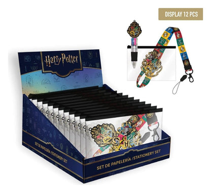 Harry Potter Schreibwaren-Set mit Anhänger Display (12)