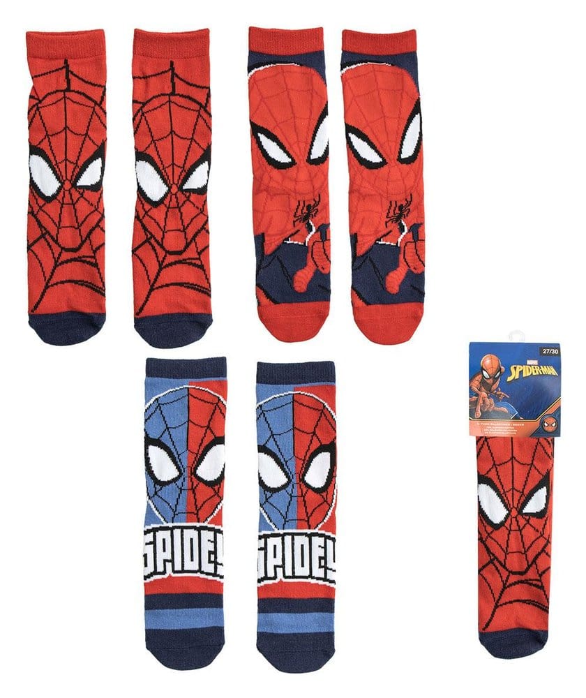 Marvel Socken 3er-Pack Spider-Man