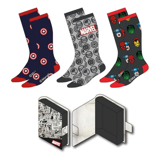 Marvel Socken 3er-Pack 38-45