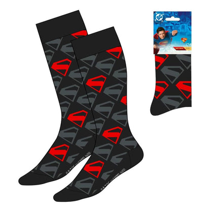DC Comics Socken Superman Logo Black 38-45