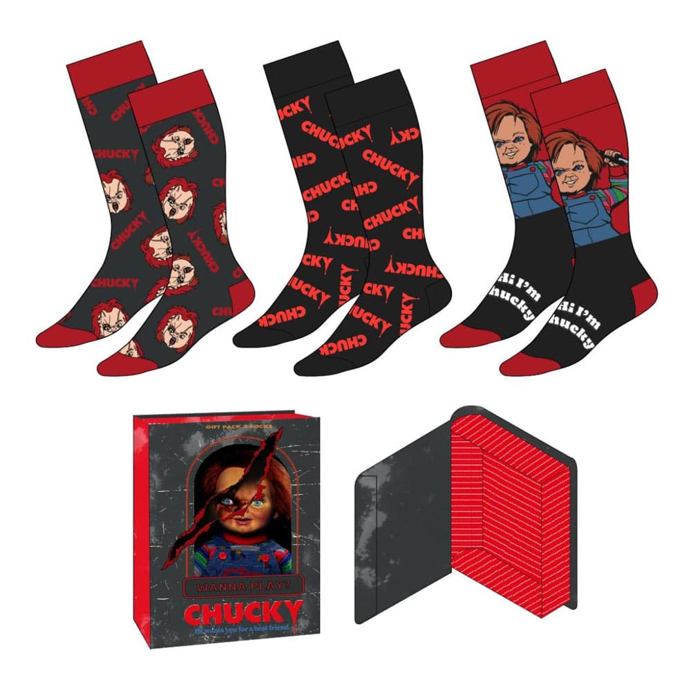 Chucky Socken 3er-Pack 38-45