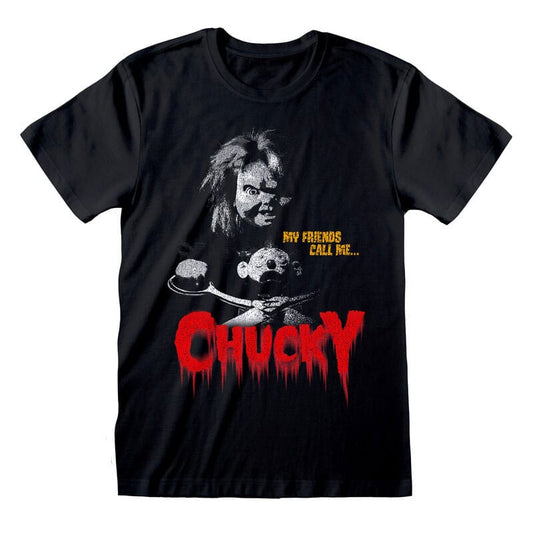 Chucky Die Mörderpuppe T-Shirt My friends Call Me Chucky Größe L