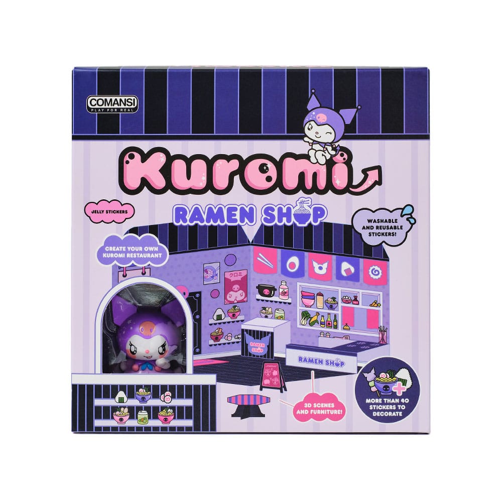 Hello Kitty and Friends Minifigur Sticker House Kuromi Ramen Shop