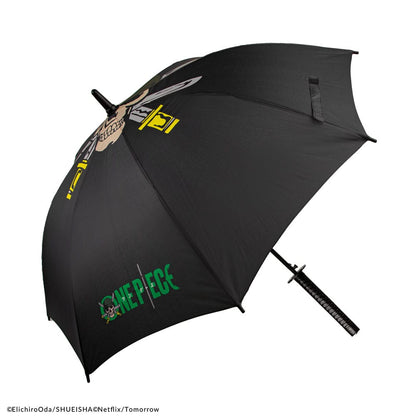 One Piece Regenschirm Zoro Black Sword