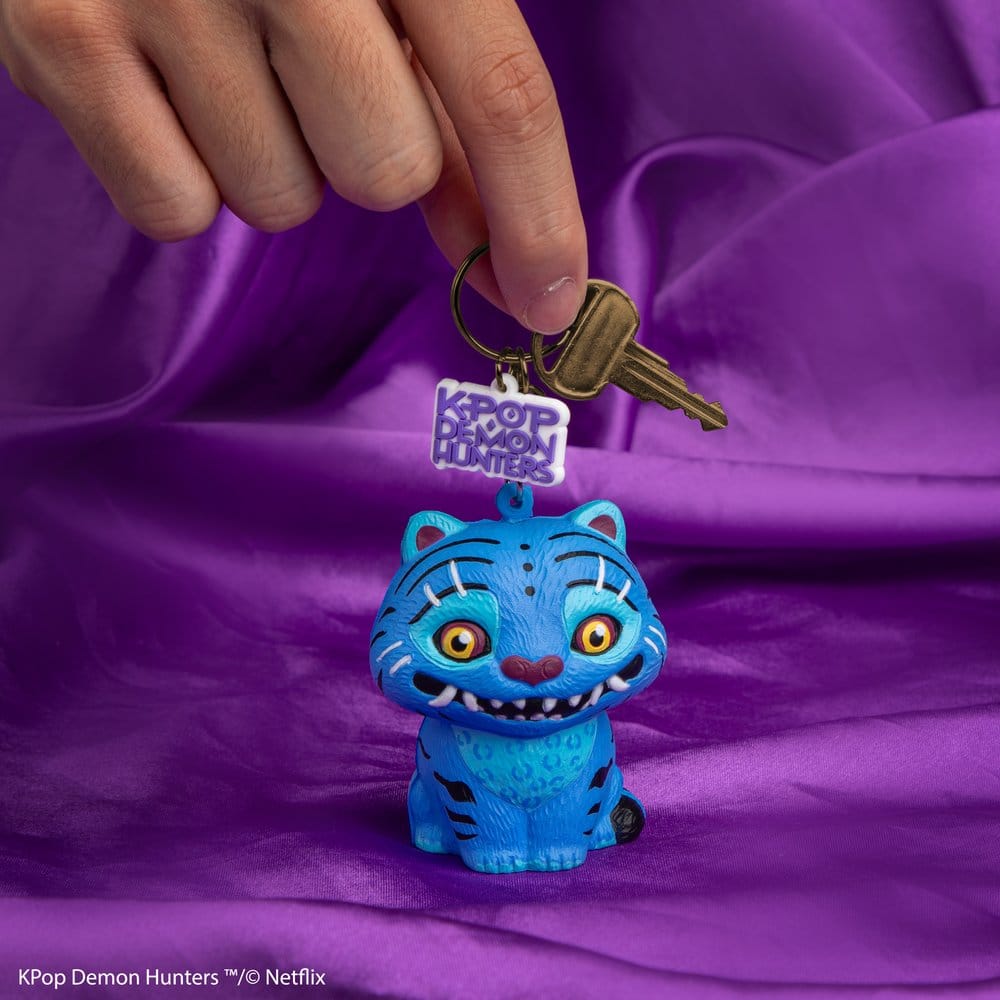KPop Demon Hunters Squishy Schlüsselanhänger Derpy Tiger