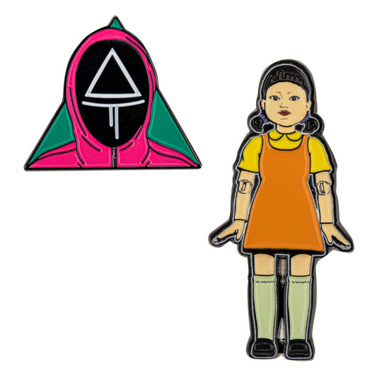 Squid Game Ansteck-Pins 2er-Pack Young-hee & Soldier