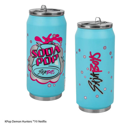 KPop Demon Hunters Thermobecher mit Strohhalm Soda Pop Can