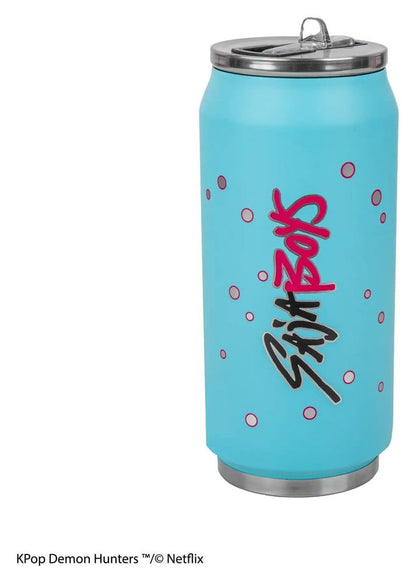 KPop Demon Hunters Thermobecher mit Strohhalm Soda Pop Can