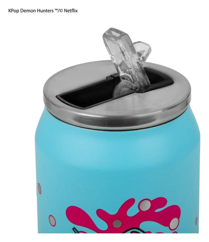 KPop Demon Hunters Thermobecher mit Strohhalm Soda Pop Can