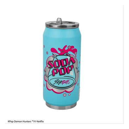KPop Demon Hunters Thermobecher mit Strohhalm Soda Pop Can
