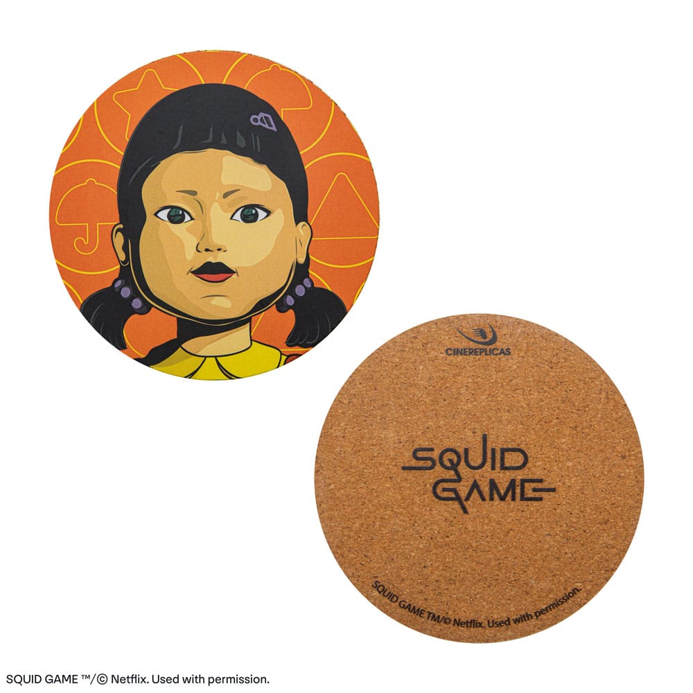 Squid Game Untersetzer 4er-Pack