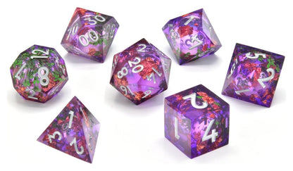 CritStones Liquid Core Würfel Set Herbalist's Dream (7)