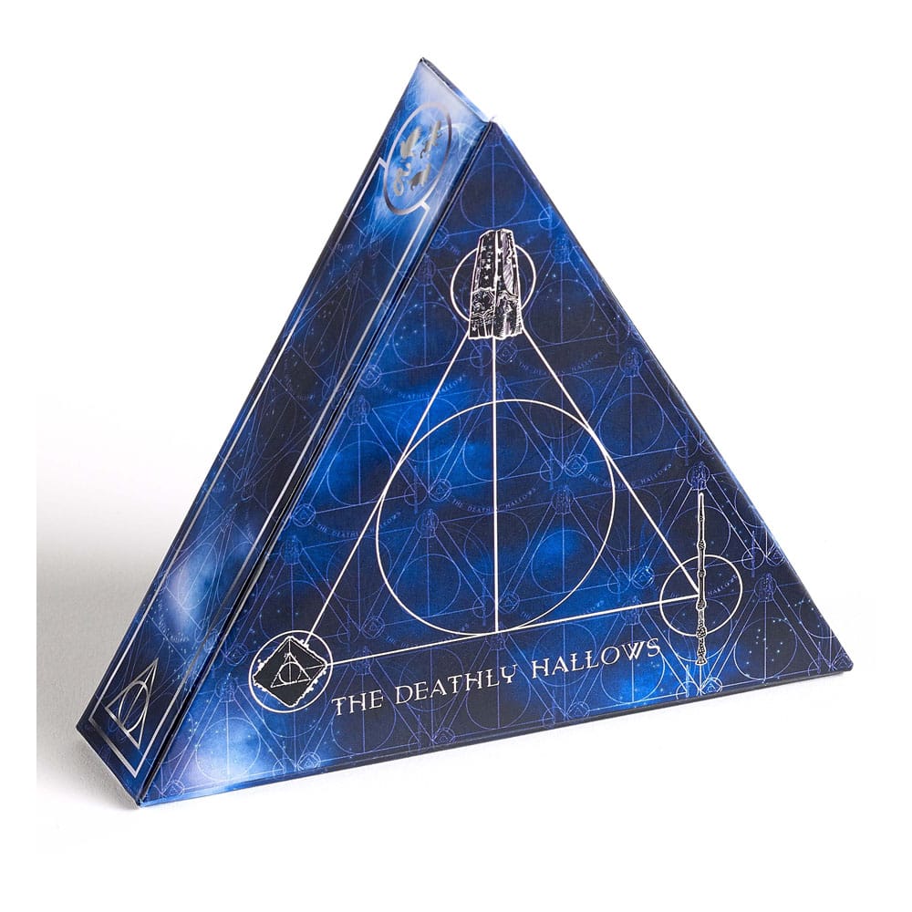 Harry Potter: Deathly Hallows drehende Halskette Geschenkset (Silberfarben)