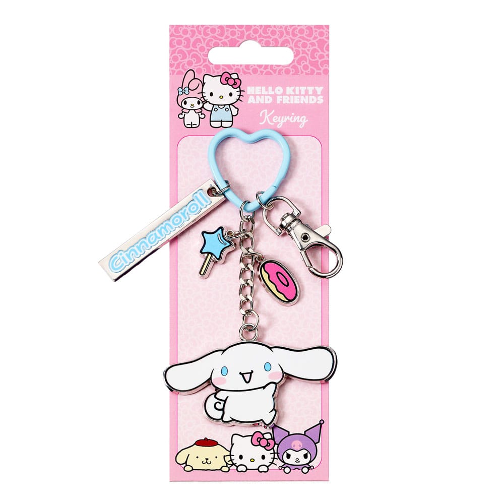 Hello Kitty Schlüsselanhänger mit Cinnamoroll Anhänger 15 cm