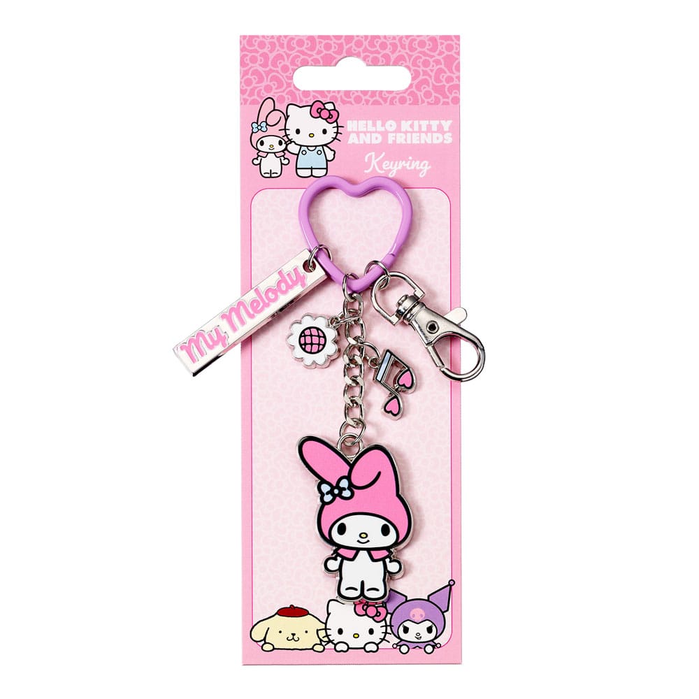 Hello Kitty Schlüsselanhänger mit My Melody Anhänger 15 cm
