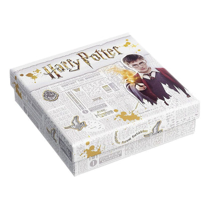Harry Potter Armband Anhänger Set Heiligtümer/Schnatz/3 Spruchperlen (versilbert)