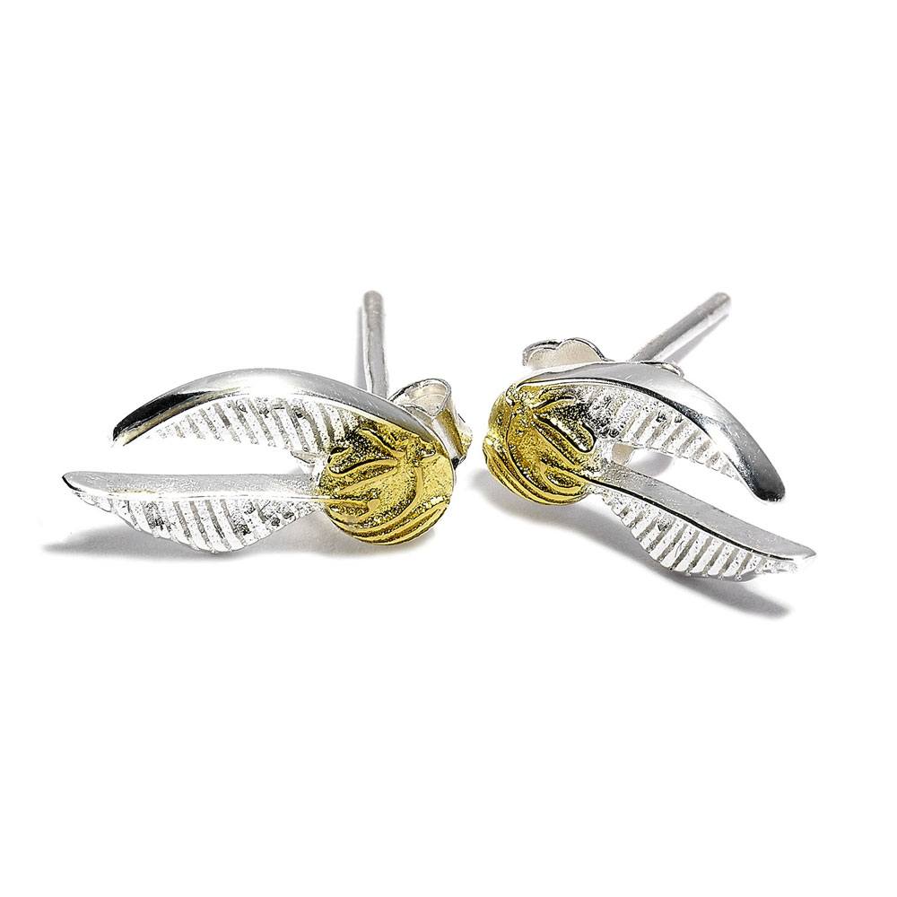 Harry Potter Ohrringe Goldener Schnatz (Sterling Silber)