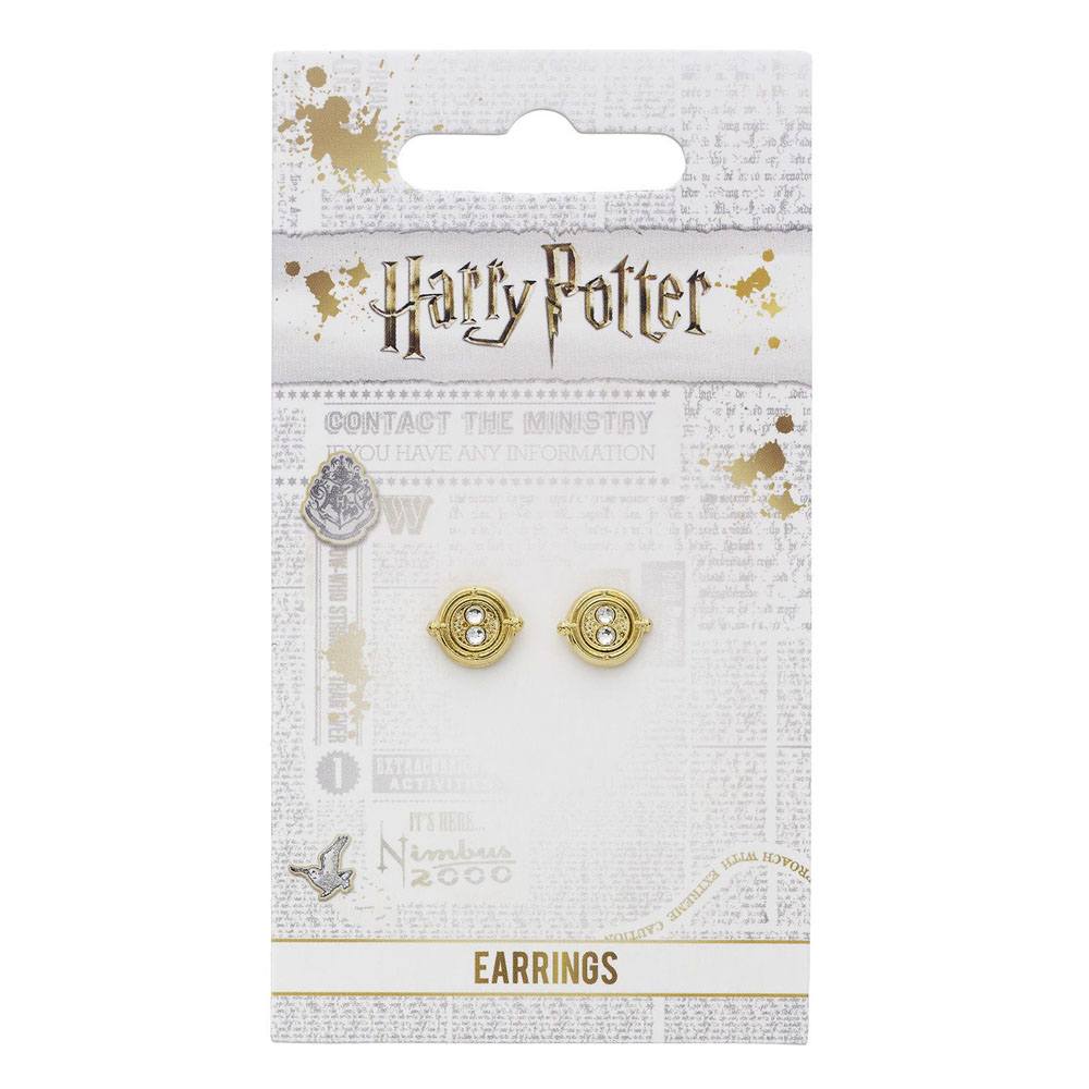 Harry Potter Ohrringe Zeitumkehrer (vergoldet)