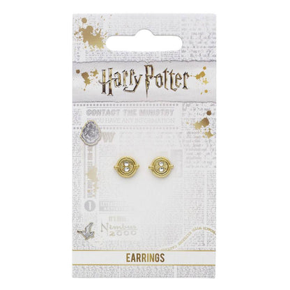 Harry Potter Ohrringe Zeitumkehrer (vergoldet)